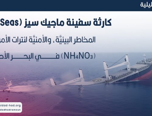 كارثة سفينة ماجيك سيز (Magic Seas) :  المخاطر البيئيَّة ، والأمنيَّة لنترات الأمونيوم ( NH₄NO₃ ) في البحر الأحمر